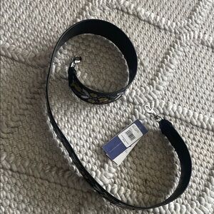 Rebecca Minkoff Black and Gold purse strap